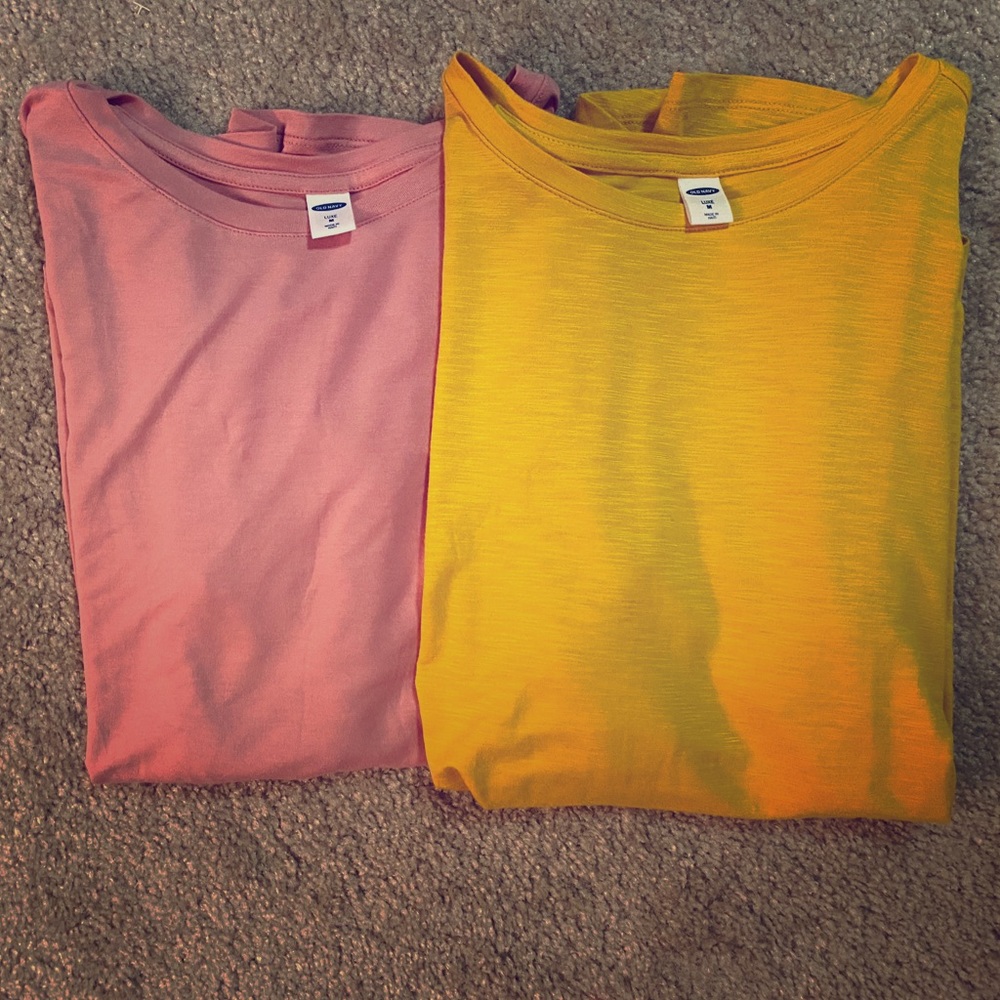Set of 2 Old Navy Luxe short sleeve shirts